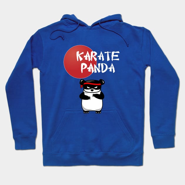 karate panda Hoodie by lilynamaste